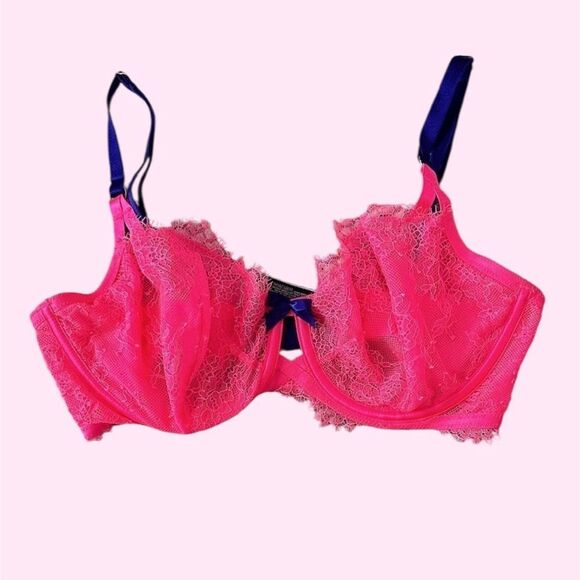 Victoria's Secret Other - Victoria’s Secret Very Sexy Unlined Demi Neon Pink Bra